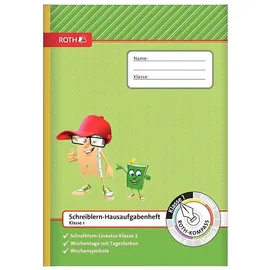 ROTH Hausaufgabenheft Kompass 1. Klasse liniert DIN A4 ohne Rand, 48 Blatt, 1 St.
