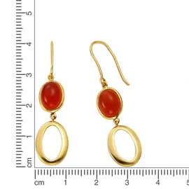 Jamelli Ohrhänger Jamelli gelb 30mm