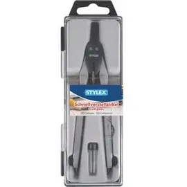 Stylex Schnellverstellzirkel 2-teilig Schwarz