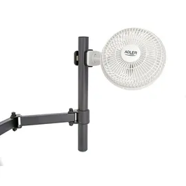 Adler AD 7317 Tischventilator mit Clip + Sockel