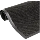 vidaXL Schmutzfangmatte 80 x 120 cm Schwarz