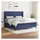 vidaXL Boxspringbett 180 x 200 cm Blau