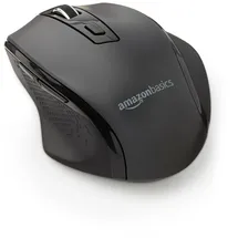 Amazon Basics Ergonomische kabellose USB Maus Schwarz