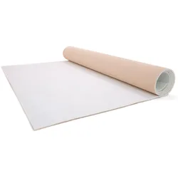 Läufer "PODIUM", weiß, B:200cm H:2,6mm L:500cm, Polypropylen (PP), PRIMAFLOR-IDEEN IN TEXTIL, Teppiche, Breite 200 cm, Nadelfilz, Uni-Farben, ideal für Veranstaltungen