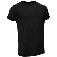 Kaipara - Merino Sportswear Unterhemd Merino Herren-Unterhemd Kurzarm Regularfit 150g light (1-St) aus reiner Merinowolle Made in Germany schwarz M