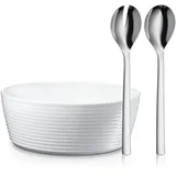 WMF Nuova Salat-Set Silber/Weiß 3-tlg.