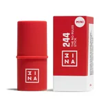 3INA MAKEUP - The No-Rules Stick 244 (mini) - Rot - Blush Stick für Augen Lippen Wangen mit Hyaluronsäure - Cream Blusher für Natürliches und Leuchtendes Finish - Reisegröße - Vegan - Cruelty Free