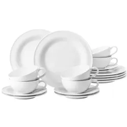 Seltmann Weiden Beat weiss Teeservice 18tlg.