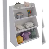 VCM Kinderregal Italu 89 x 63 x 35 cm weiß