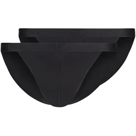 SKINY Tanga 2er Pack schwarz L