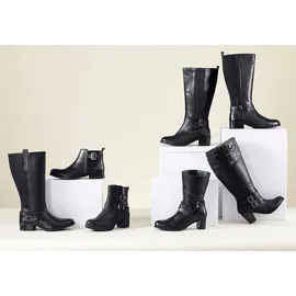 sheego Weitschaftstiefel Damen Schwarz 43
