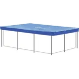 Swim Essentials Rechteckige Pool Abdeckplane blau. 260 x 160 cm bunt|bunt|WEISS 260