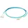 EFB O0312FT.15 Duplex Jumper LC-LC 50/125μ, OM3, LSZH, aqua, Flat Twin 3x5mm, 15m O0312FT15
