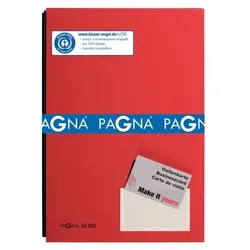 Pagna Unterschriftsmappe, rot, 20 Fächer, Color-Einband