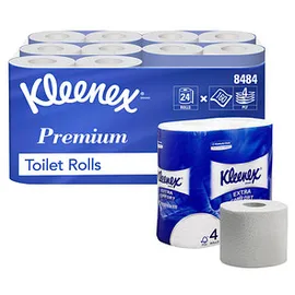 Kleenex Kleenex® Toilettenpapier 4-lagig, 24 Rollen