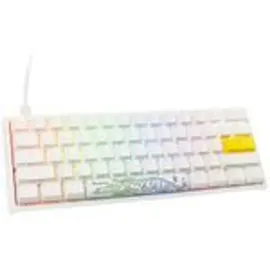 Ducky One 2 Pro Mini White Edition Gaming Tastatur, RGB LED - weiß,