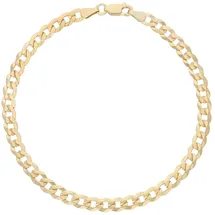 FIRETTI Panzerarmband aus vergoldetem Silber 925 21