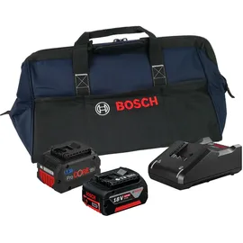 Bosch Starter-Set 18 V 1 x 4,0 Ah Akku + 1 x 5,5 Ah Akku + Ladegerät