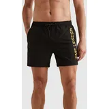 PME Legend Badeshorts AIRFRAME SWIMSHORTS BIG LOGO PRINT Schwarz M