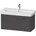 1 Waschtischunterbau wandhängend 1 Auszug 940x426x478mm mit Siphonausschnitt und Innenschubkasten N14390049490000 Farbe Graphit Matt Dekor