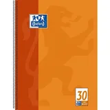 Oxford Collegeblock blanko A4 orange/schwarz