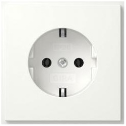 Gira SCHUKO-Steckdose IP 20 (reinweiß)
