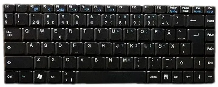 Fujitsu Amilo A1650G / MS2174 - PN-10600604838 Notebook Tastatur - Layout - SWE/FIN QWERTY