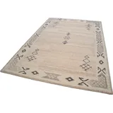 Theko Royal Berber Wollteppich 70 x 140 cm beige