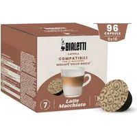 Bialetti-Kaffee Dolce Gusto®-kompatible Kapseln – Kaffee mit Milch – 96 Kapseln