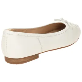 CLARKS Fawna Lily Ballerinas, White Leather, 39 EU & 39