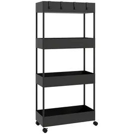 Homcom Rollwagen Schwarz