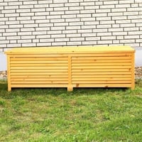 Auflagenbox 140CM Kissenbox Holz Gartenbox Auflagen Truhe Gartenbox