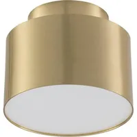 LINDBY LED-Strahler Nivoria, 11 x 9 cm, goldfarben, Metall