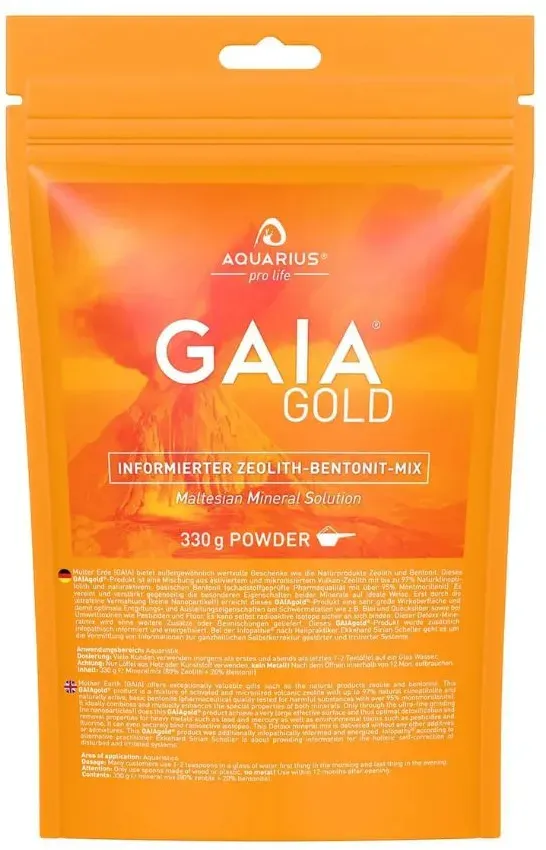 Zeolith-Bentonit-Mix GAIAgold (330 g) - Aquarius pro life