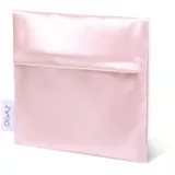 DGAZ Seide Menstruationstasche, Mädchen Period Bag für Slipeinlagen/Menstruationstassen/Kleine Tampons, Tragbare Tamponhalter Tasche, Mini Make-up Tasche für Frauen (Rosa)