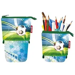 ROTH Schlampermäppchen Fußball blau/grün