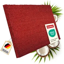 casa pura Kokosmatte 40 x 60 cm Rot