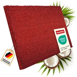 casa pura Kokosmatte 40 x 60 cm Rot