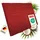 casa pura Kokosmatte 40 x 60 cm Rot