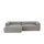 Sofa.de Eckcouch Flachgewebe Grau