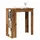 vidaXL Bartisch mit Regal 102 x 50 x 103,5 cm Braun