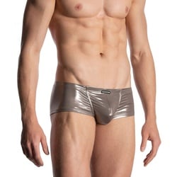 Hot Pants, silber-metallic, S