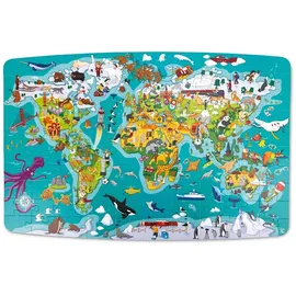 HaPe "2-in-1-Weltreise" Puzzle und Spiel / 105 Teile