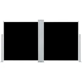 vidaXL Ausziehbare Seitenmarkise 120 x 600 cm schwarz
