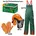 Forstset latzhose 56 Helm Handschuhe