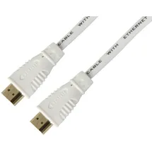 TECHLY HDMI-Kabel 0,5 m Weiß