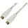 TECHLY HDMI-Kabel 0,5 m Weiß