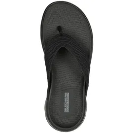 SKECHERS Damen Go Walk Flex Sandale Splender, Textil schwarz, 37 EU