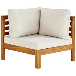 Yorkshire Garten-Eckteil  Cape ¦ holzfarben ¦ Maße (cm): B: 77 H: 72 T: 77.0