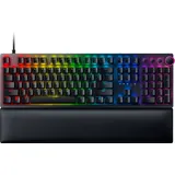 Razer Huntsman V2 Purple Switch) - Optische Gaming-Tastatur (Klickende Optische Switches, Doubleshot PBT-Tastenkappen, Handballenauflage) QWERTY US-Layout | Schwarz